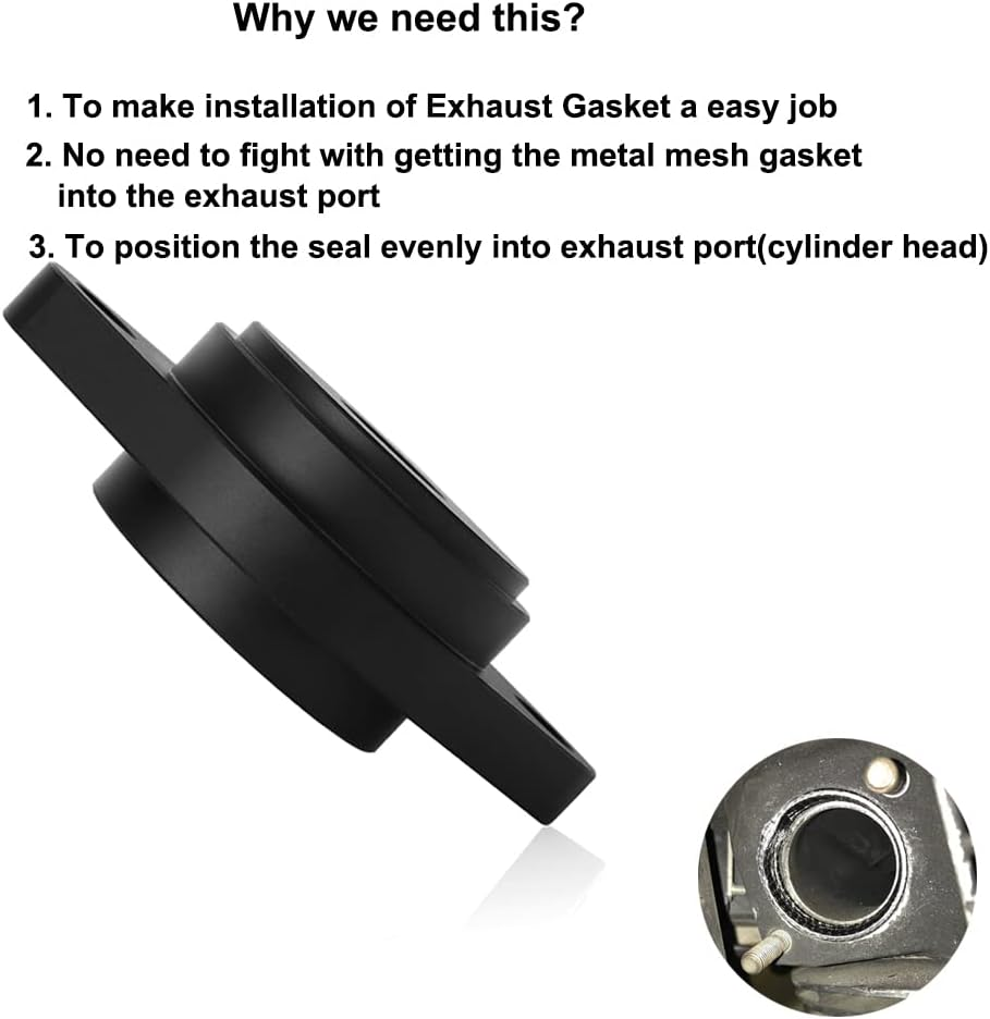 Exhaust Gasket Seal Installer Tool for Harley Davidson image number 2