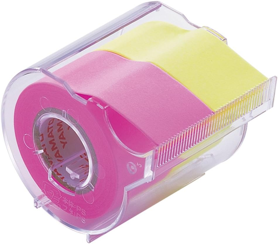 Yamato NORK-25CH-6C Sticky Notes, Noteck, Roll Tape, with Cutter, 1.0 Inches (25 Mm) X 32.8 Ft (10 M)
