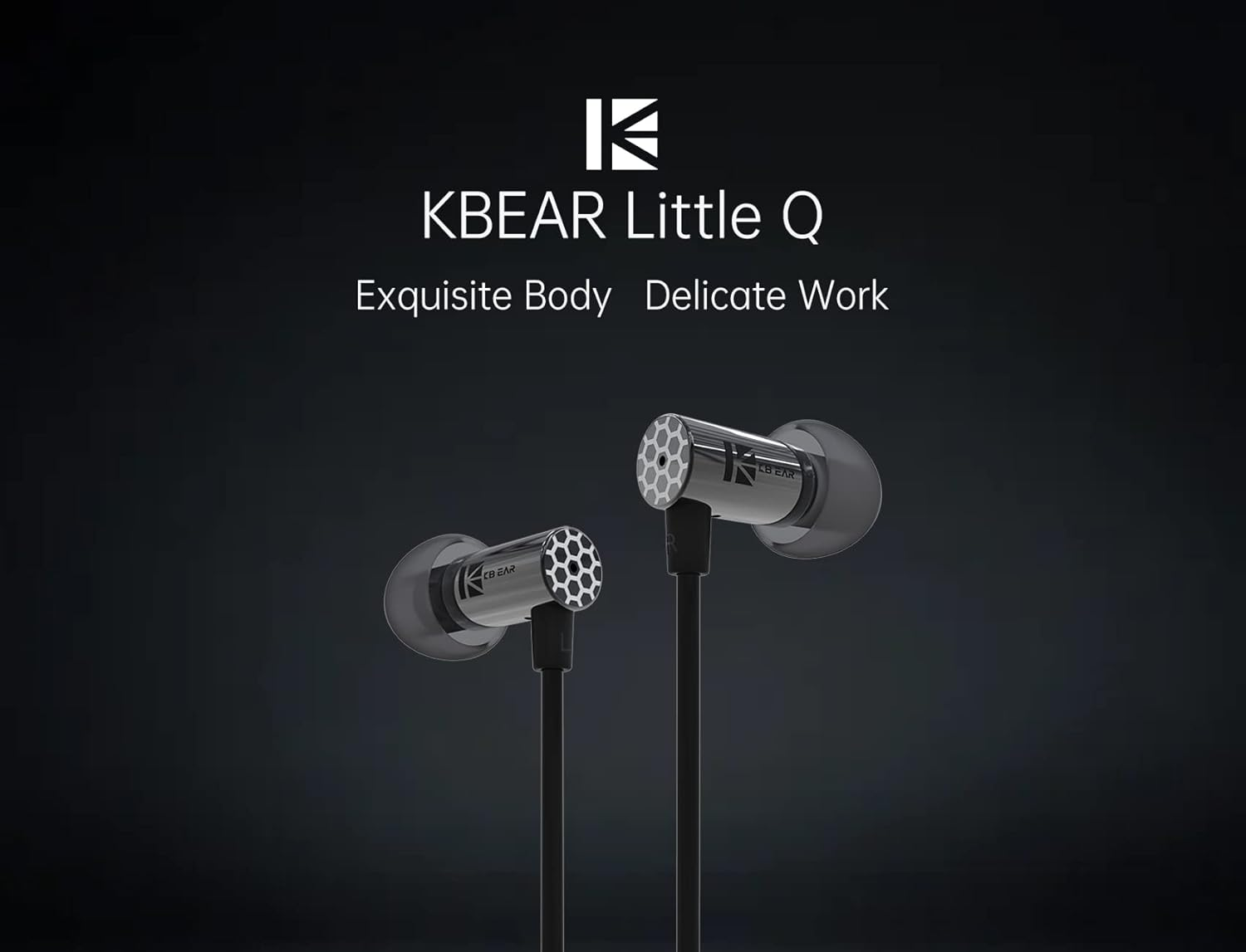 Keephifi Sleep Earbuds-Kbear Little Q In-Ear Earphone, Stereo Wired in Ear Headphones with 6Mm Composite DD, Powerful Resolution Noise Isolating Headsets with Microphone (Silver with Mic) image number 2