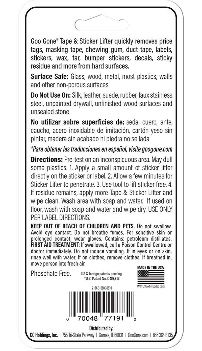 Goo Gone Sticker Lifter Adhesive Remover image number 4