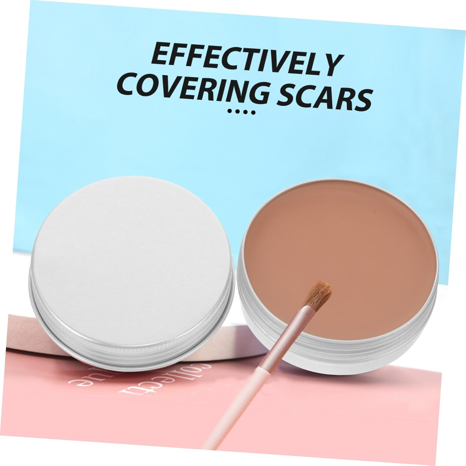 FOMIYES Scar Wax Makeup Kit 60G Professional Modeling Wax for Fake Scars and Nose Prosthetics for Halloween Cosplay and Special Effects Makeup image number 4