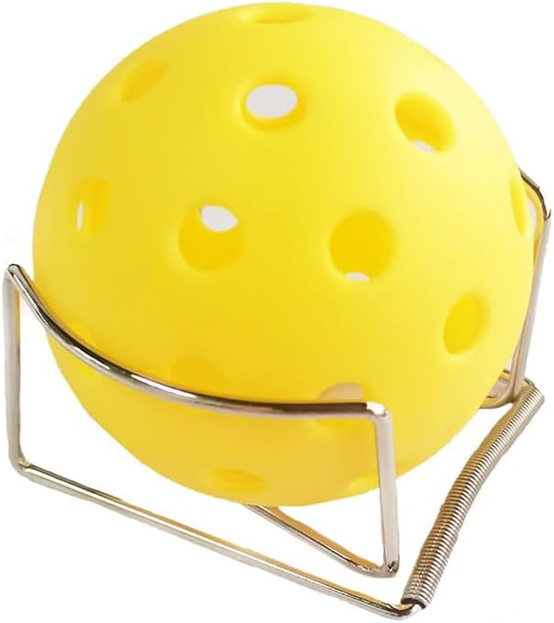 Gloperti Pickleball Tennis Ball Holder-Waist Clip Hold Ball for Trainings Suitable Size Silver Colour Pack of One image number 4