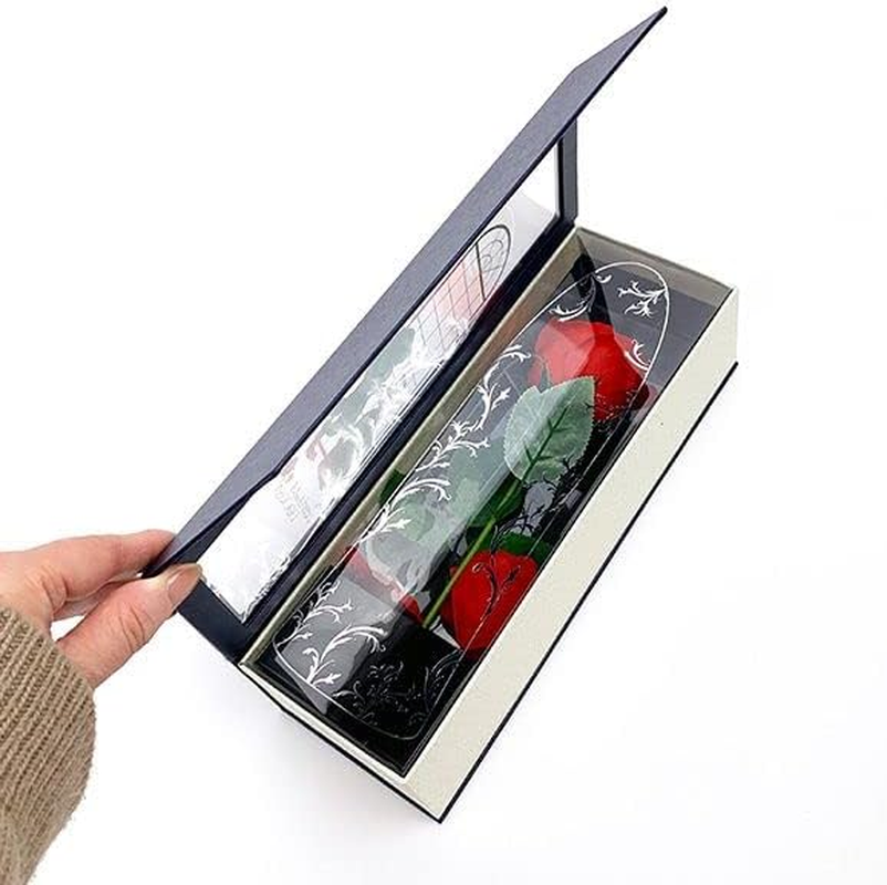 Q-FLA Soap Flower Bath Salt, Beauty and the Beast, Premium Aroma, Rose, Single Wheel, Box, Gift, Birthday, Anniversary, Bath Fragrance image number 4