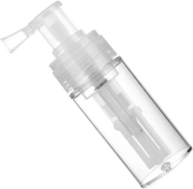 Transparent 110Ml Powder Spray Bottle, Empty Powder Travel Cosmetics Blower, Refillable Hair Fiber Applicator for Hair Salon, Home, Beauty Multi-Purpose,Styling Products,Hair Sprays image number 4