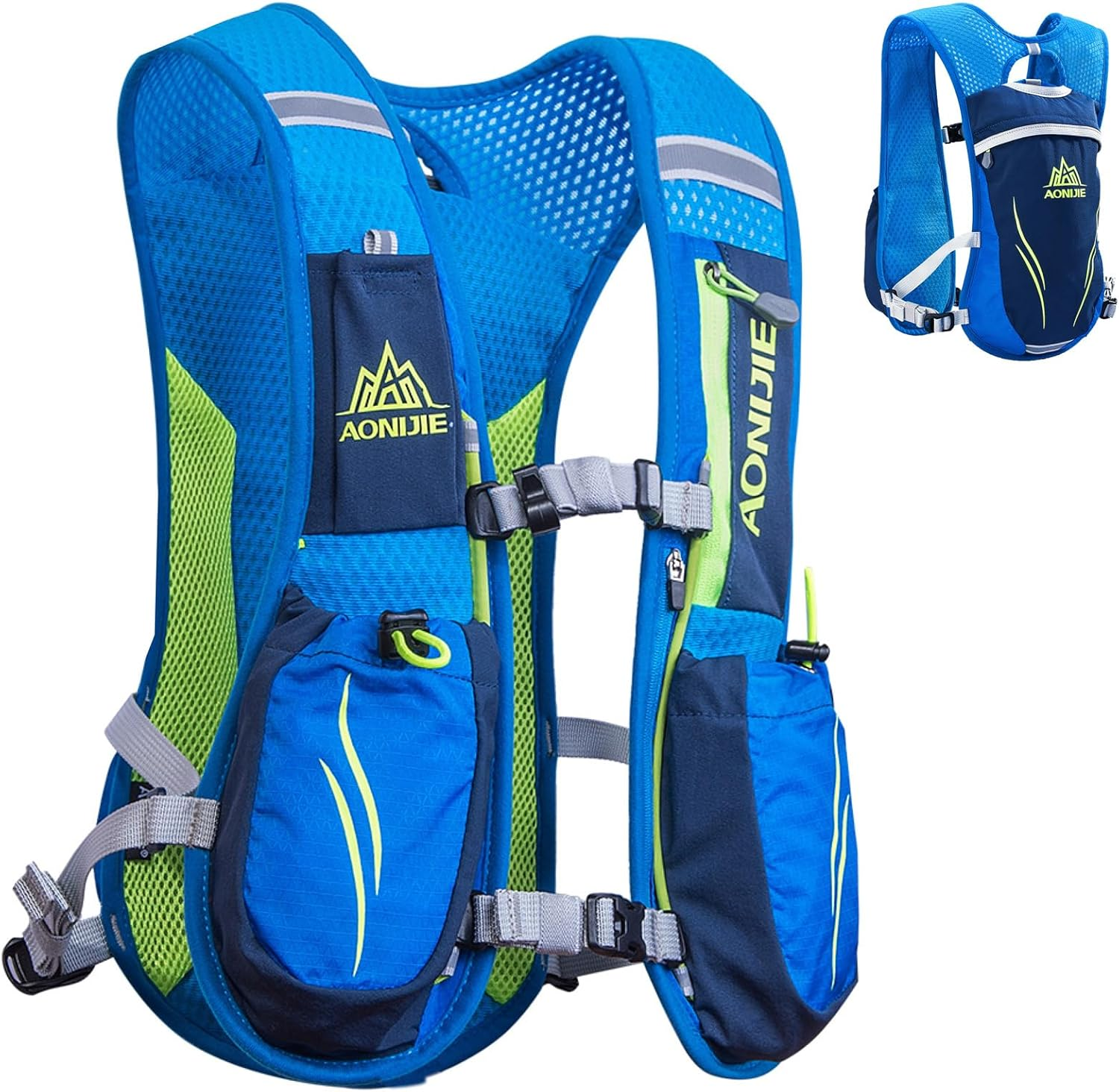 Azarxis Hydration Running Vest Backpack Pack 5.5L for Women and Men Jogging Trail Race Marathon Cycling Hiking