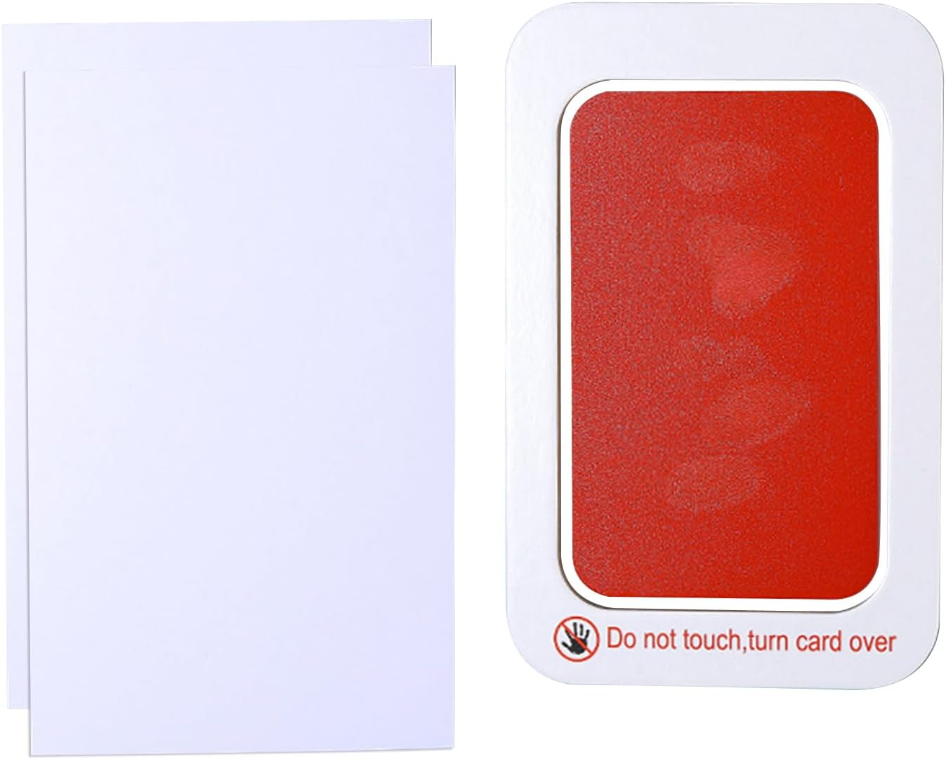 Zasdvn Paw Print Kit - Safe Dog Nose Print Kit,Safe Fast Drying Crafts Interactive Keepsakes Handprints for Pets Cats Babies Family Parents Fathers Boys image number 4