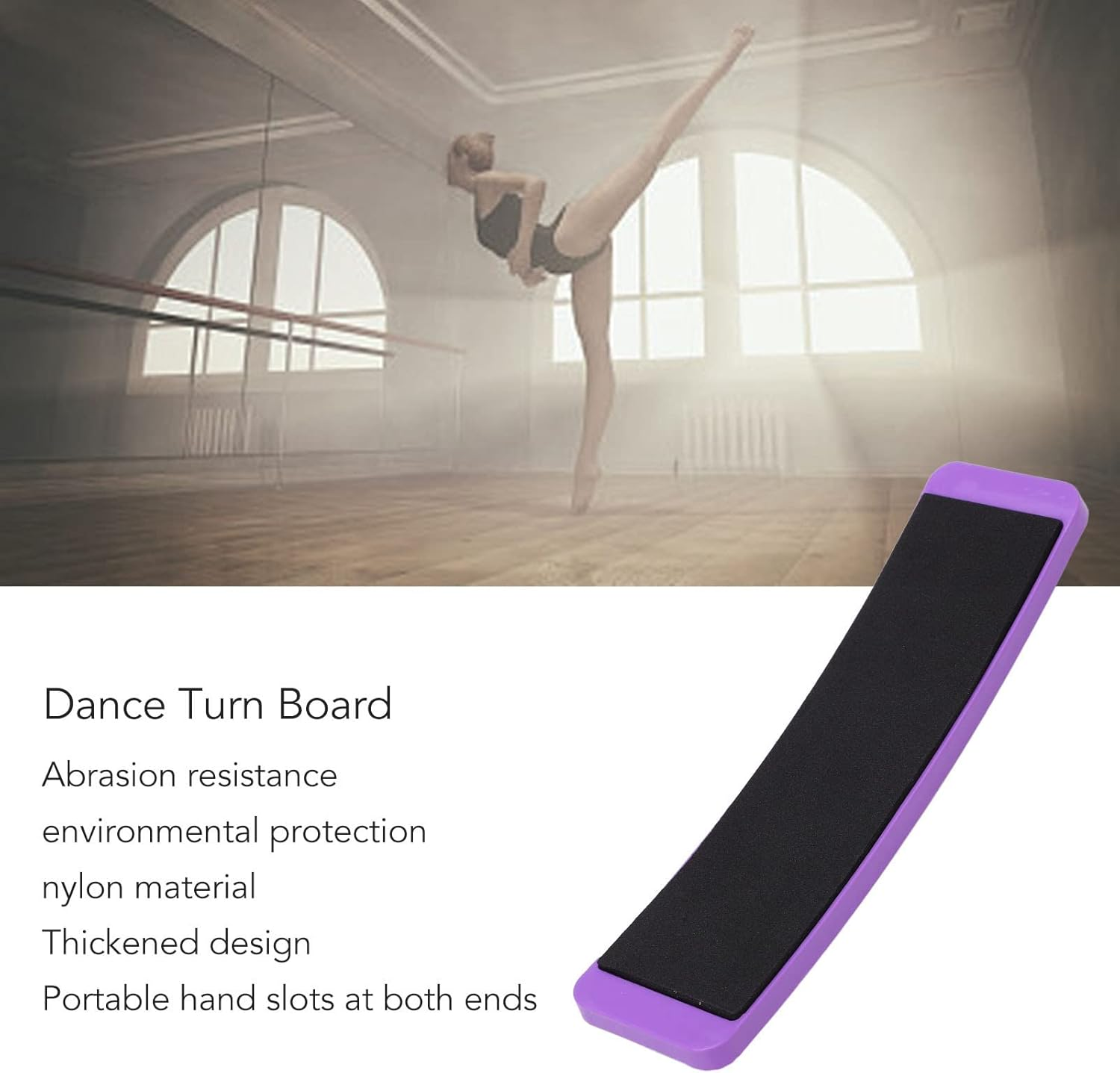 Ballet Turning Boards for Dancers, Ballet Spin Boards Improve Your Turns, Balance and Stability Balance Dance Floor Spin Disc for Ice Skaters Cheerleaders, Home Dance Equipment - Blue image number 4