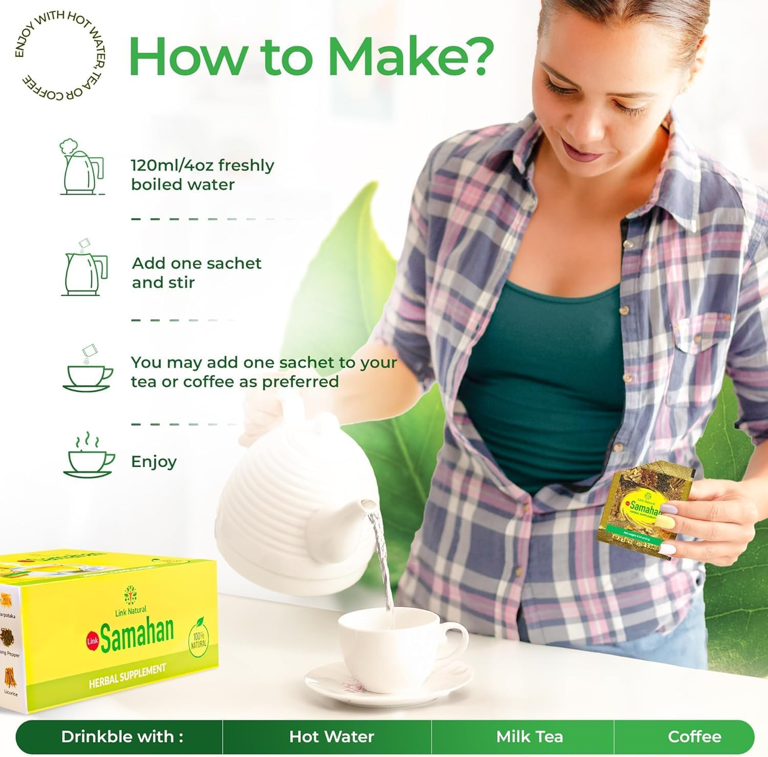 Samahan Tea X 100 Sachets image number 6