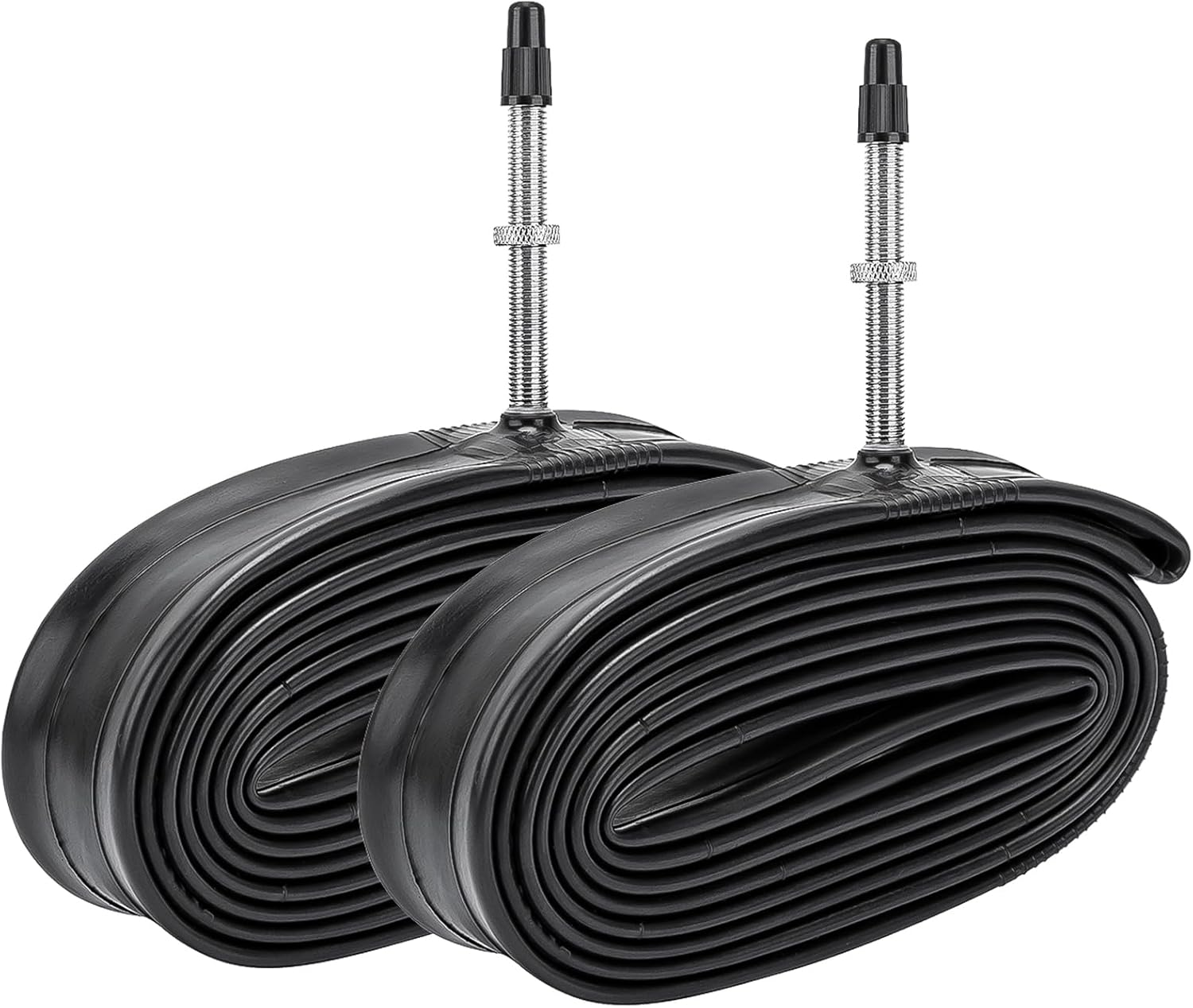 Yunscm 2 Pcs,Heavy Duty 27.5X1.95 Bike Tubes,27.5X1.75/2.4 Bike Inner Tubes,Presta Valve 48Mm,Ideal for High Wheel Rims,Mountain Bike Tubes 27.5X1.75/1.95/2.10/2.125/2.25/2.35/2.40 image number 2