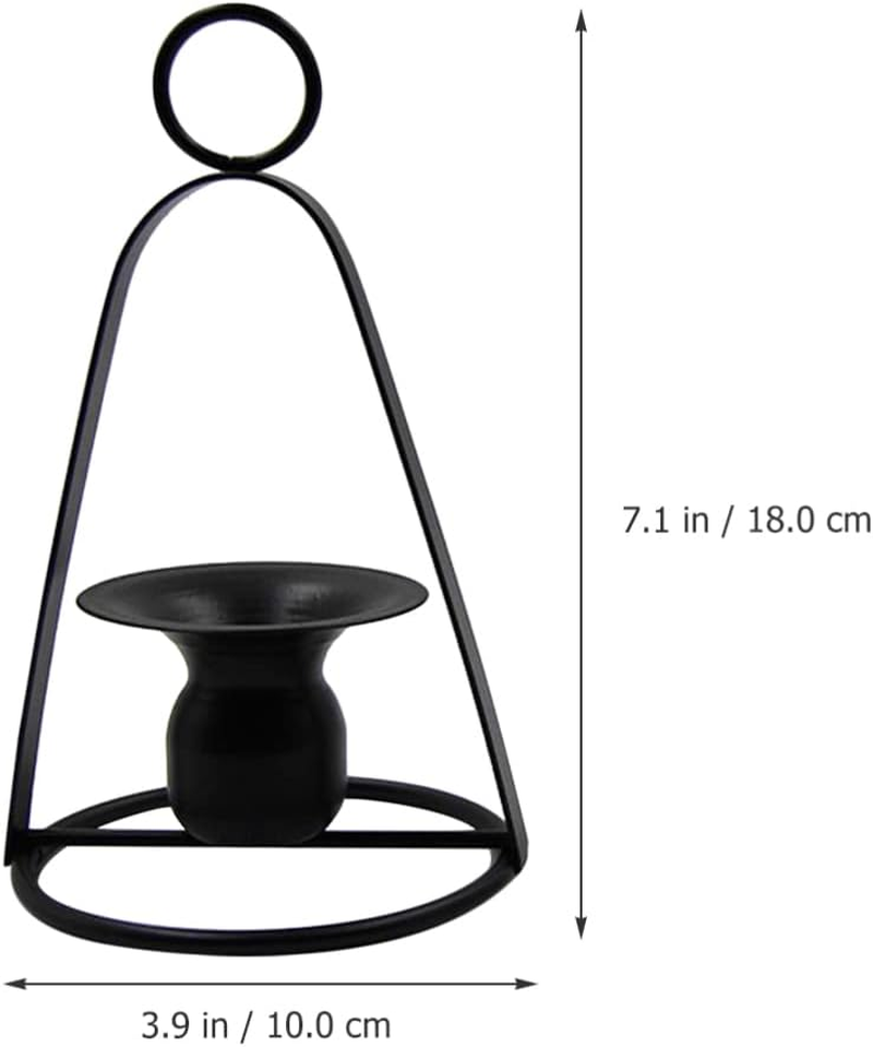 NUOBESTY Candle Stand Iron Candlestick Holder Base Decorative Tabletop Candle Supply image number 6