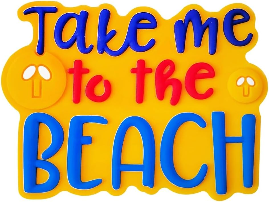 Mcmioeat 9Pcs Bogg Bag Accessories,Bogg Bag Charms Beach Tote Bag Rubber Beach Bag, Decoration Charms for Girls Women, Rubber image number 1