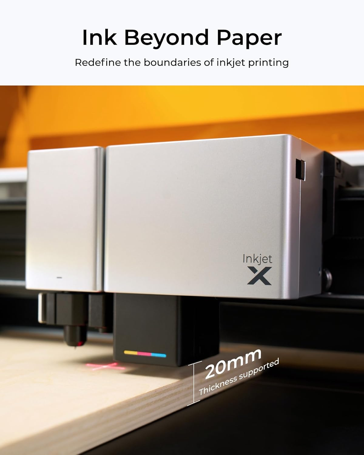 Xtool Inkjet Printing Module for M1 Ultra Craft Machine, for Color Inkjet Printing on Wood, Canvas, Clay, Paper, Leather, Photo Paper, and More, Bring Colors to Your Craft, 1 Ink Cartridge Included image number 2