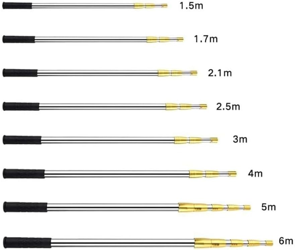 Telescopic Water Sampler 500Ml 1000Ml Sampling Dipper System, Lightweight Stainless Steel Rod with Pendulum Beaker Ladle for Environmental Monitoring(Stainless Steel 1000Ml,3.0M) image number 5