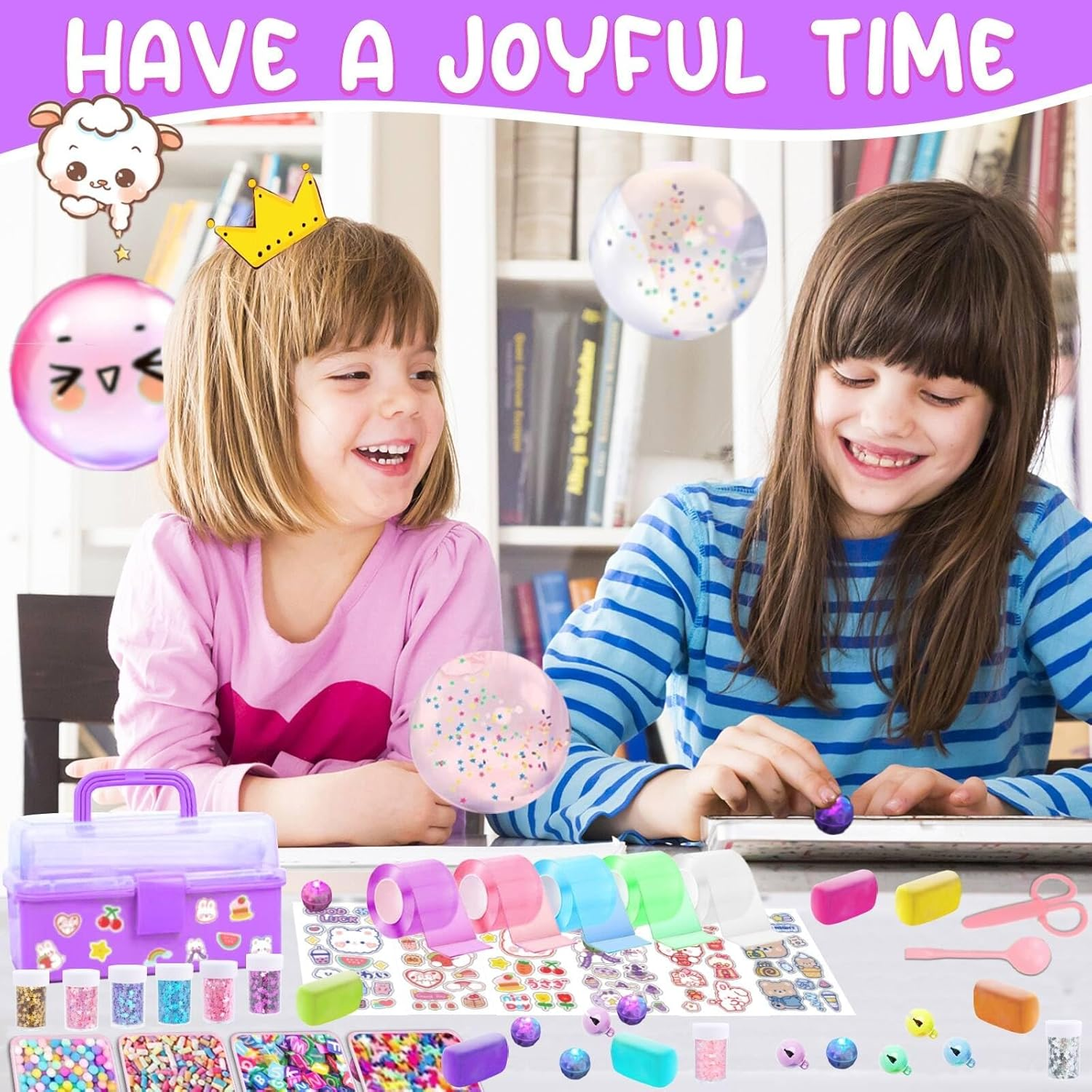 Jimcii Nano Tape Squishy Maker - Bubble Kit for Kids image number 5