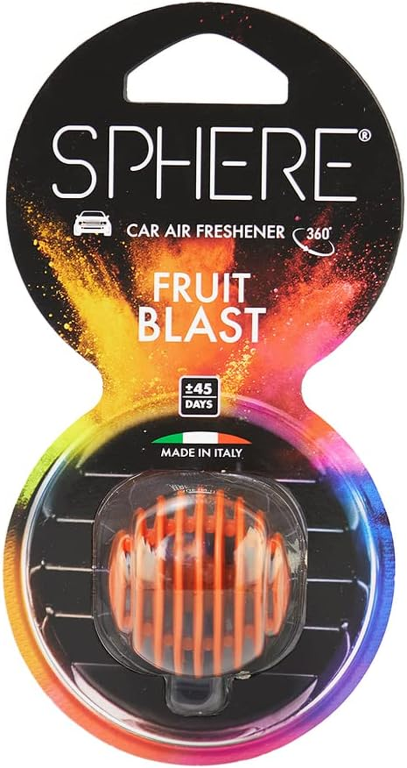 Little Joe Sphere Fruit Blast Scented Car Air Freshener image number 2