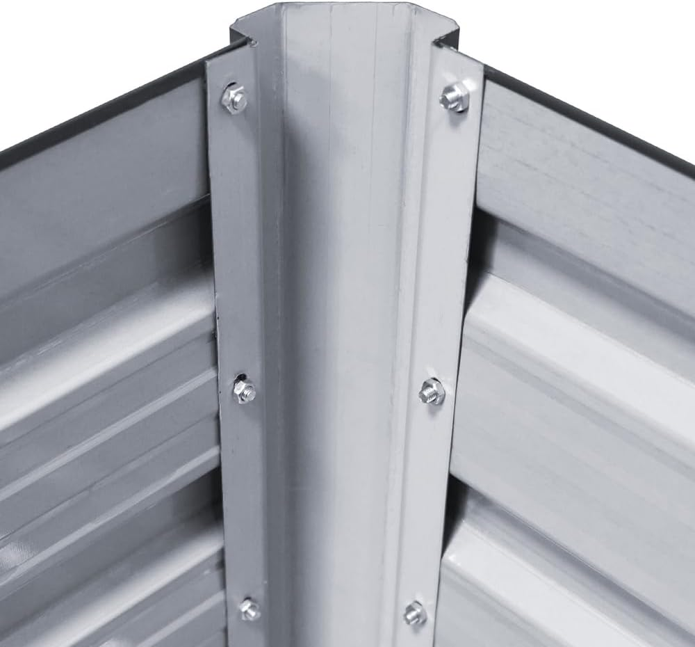 Green Fingers Garden Bed 320X80X45Cm Planter Box Raised Container Galvanised Herb image number 4