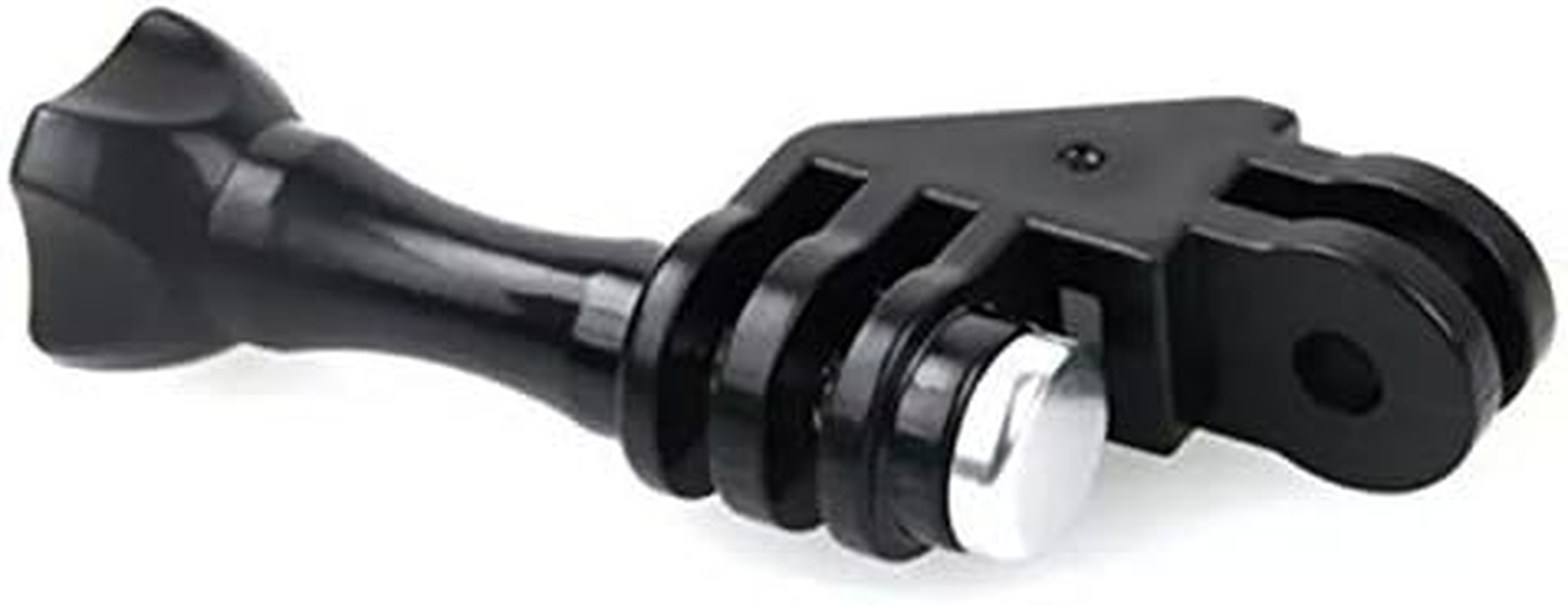 GOLITON Compact 90 Degree Elbow Mount Adapter for Gopro Hero 2/3/3+/4/5/4 Session/5 Session and Xiaoyi/Xiaomi - Black image number 4