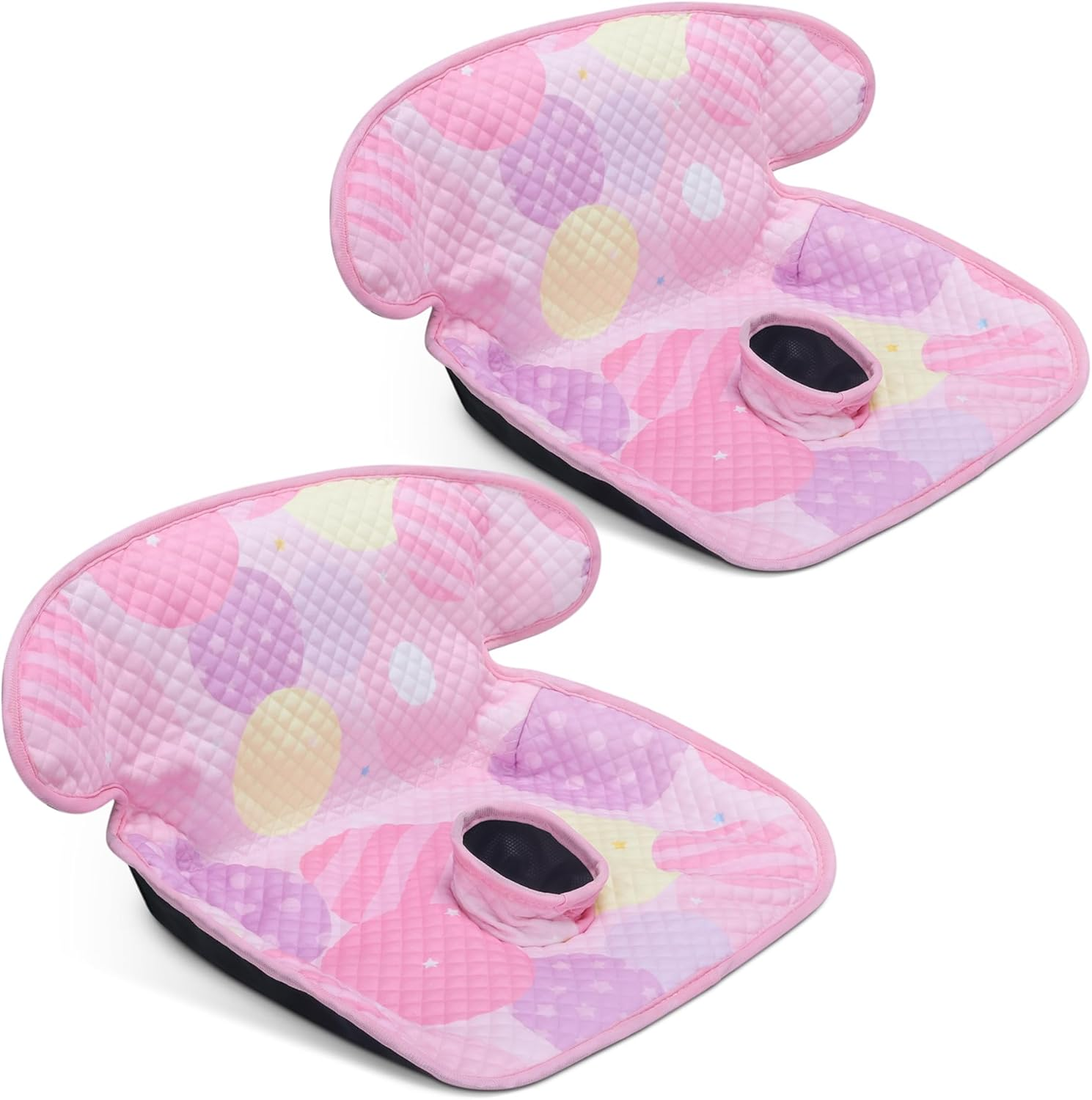 COOLBEBE Car Seat Protector for Potty Training, 2 Pack Dry Waterproof Car Seat Liner Toilet Training for Baby Infant Toddler, Piddle Pads Cover Car Seat Pad for Strollers & Carseat (Pink,2Pc) image number 5