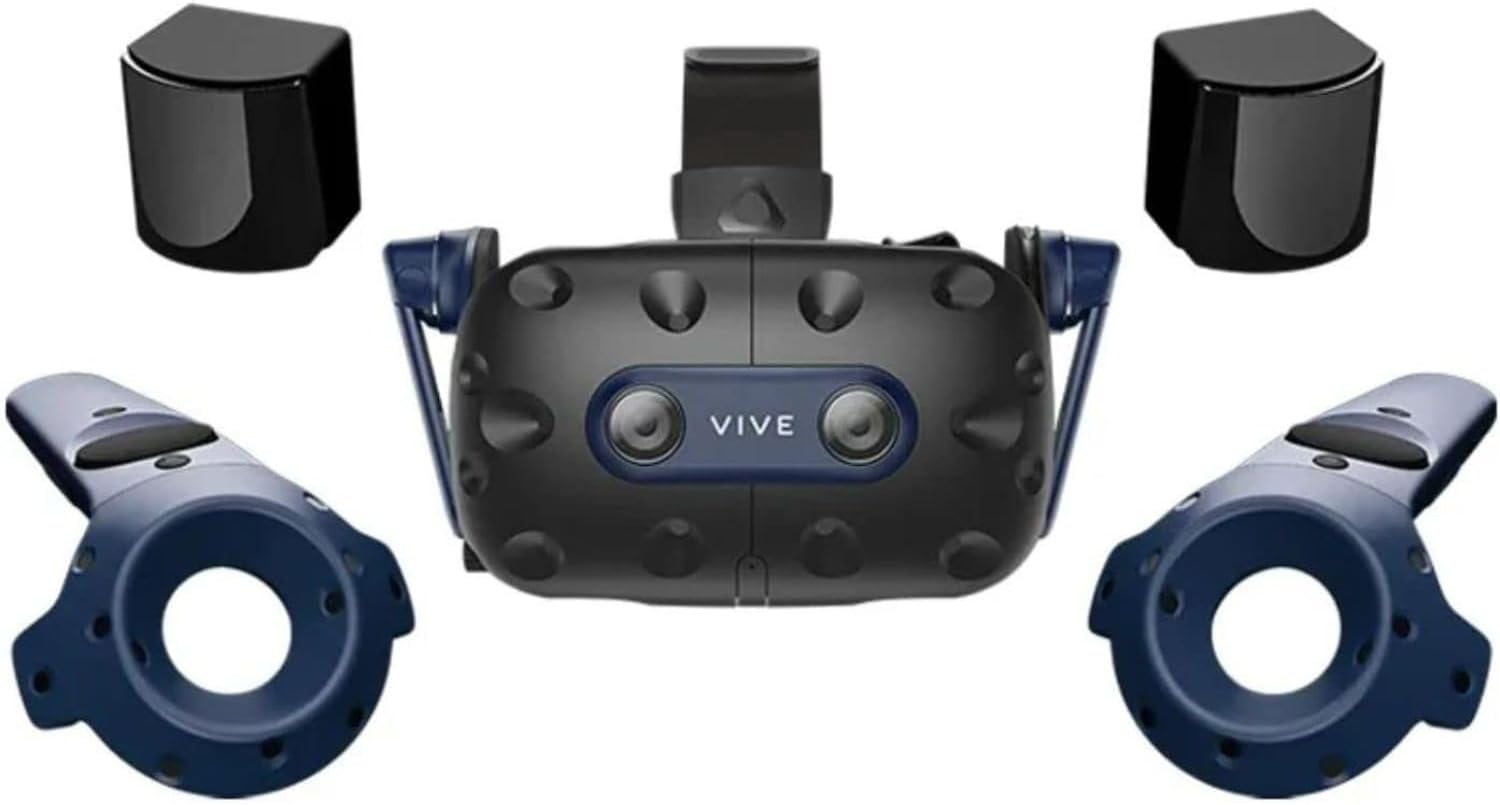 [Full KIT] Vive Pro 2 Kit - Vive PRO2 HMD, 2X Controllers, 2 X Base Station 2.0 image number 1