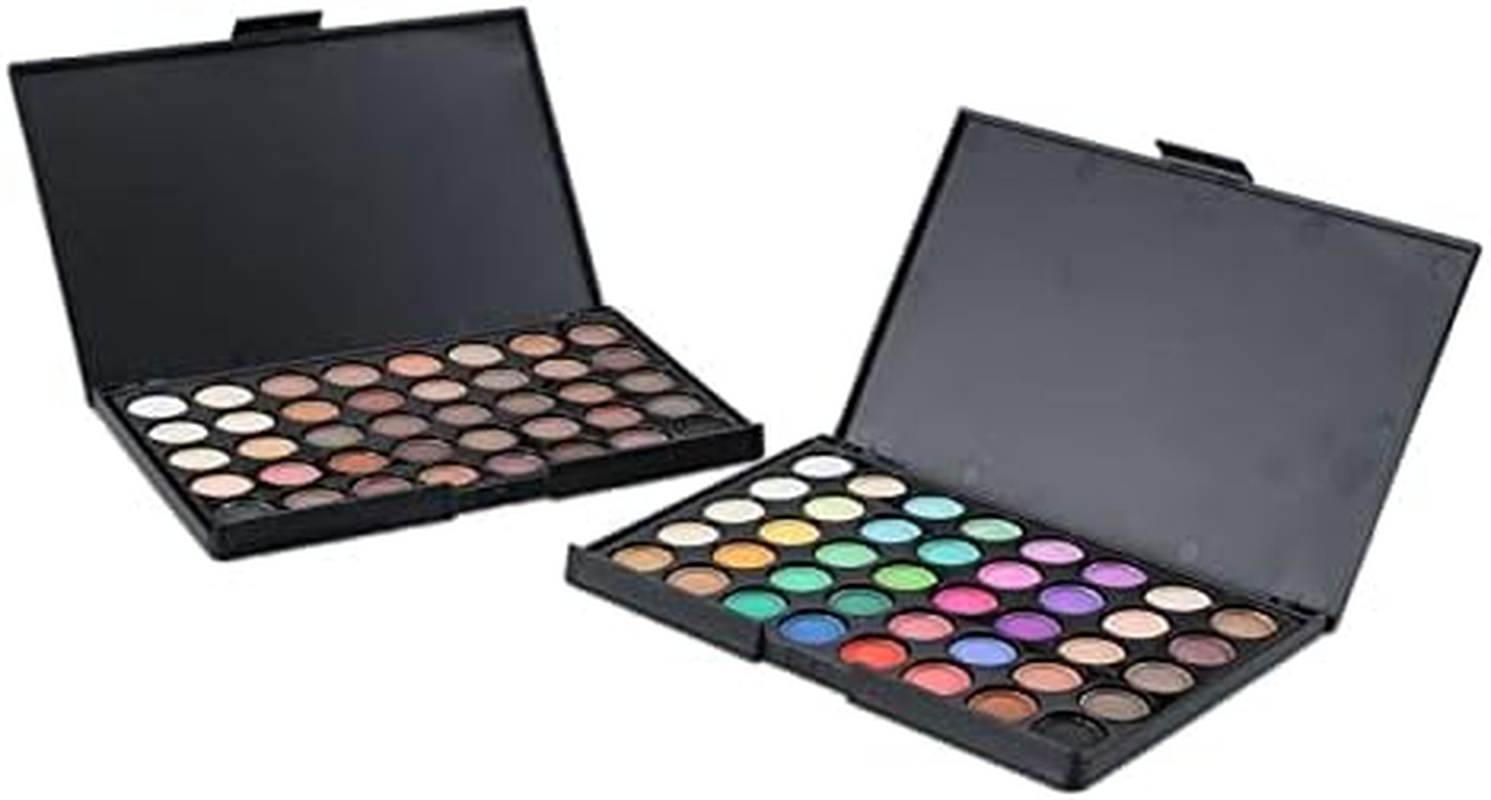 Beauty Glazed Eyeshadow Palette 40 Color Matte Eyeshadow Palette Glitter Eye Shadow Waterproof Long Lasting Make up Pallet Shimmer Fashion Women Beauty Eyes Beauty Glazed Palette(France) image number 2