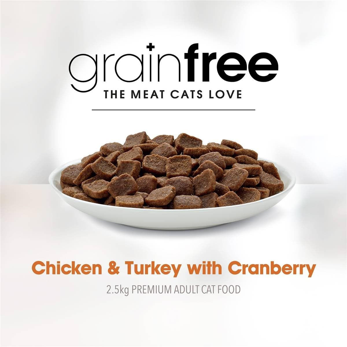 Fussy Cat Grain-Free Chicken and Turkey with Cranberry Dry Cat Food 2.5 Kg image number 5