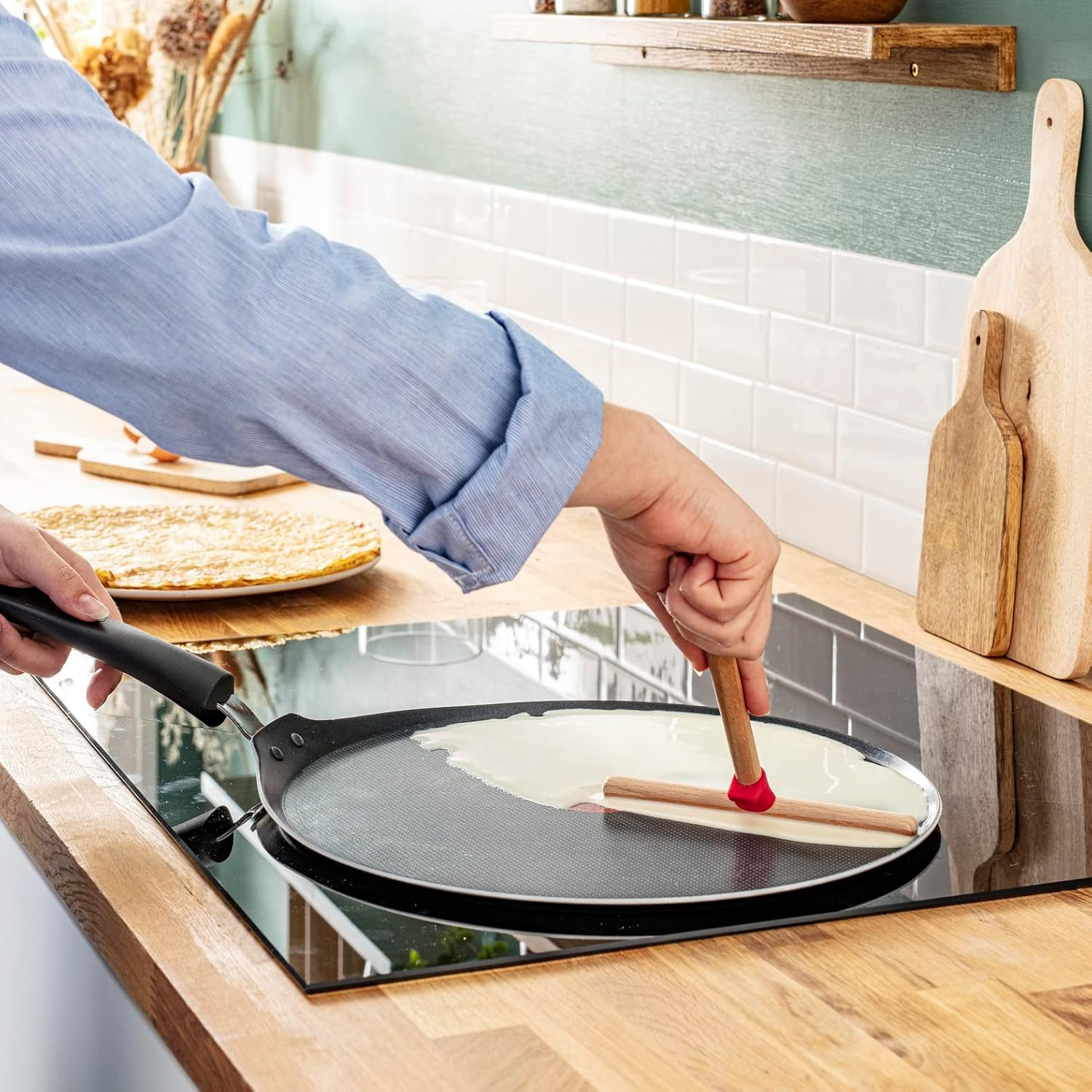 Tefal - K2306014 - Ingenio Bois - Pancake Distributor, 2.1 X 22.8 X 15 Cm