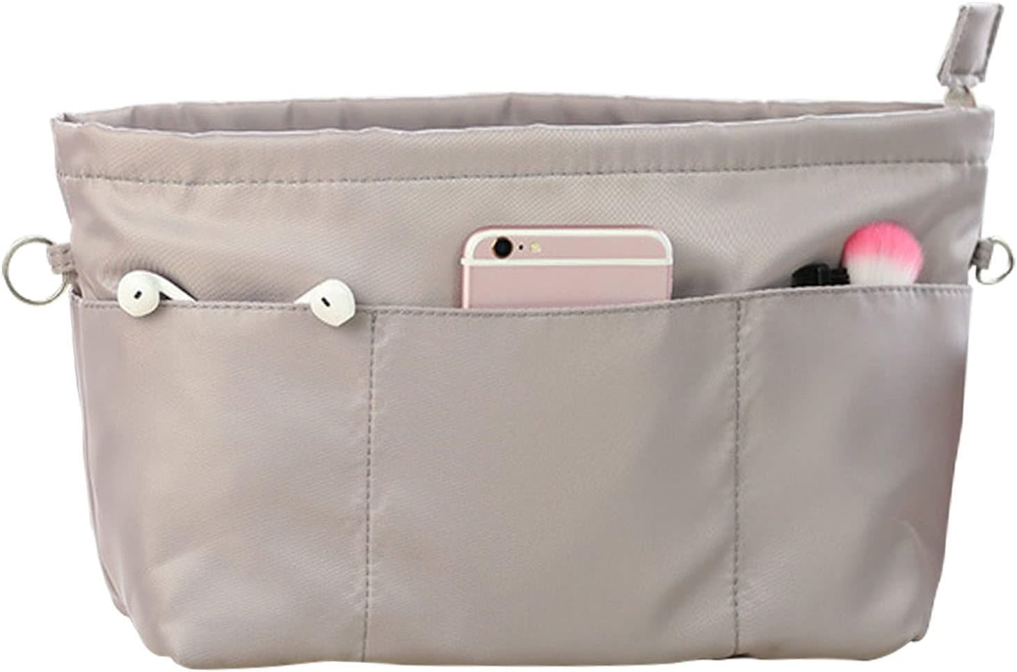 Lckaey Purse Organizer Insert for Neverfull Handbag Is Compatible with More Similar Brands of Tote Bag-Nylon Organizer 3055Khaki-Xs