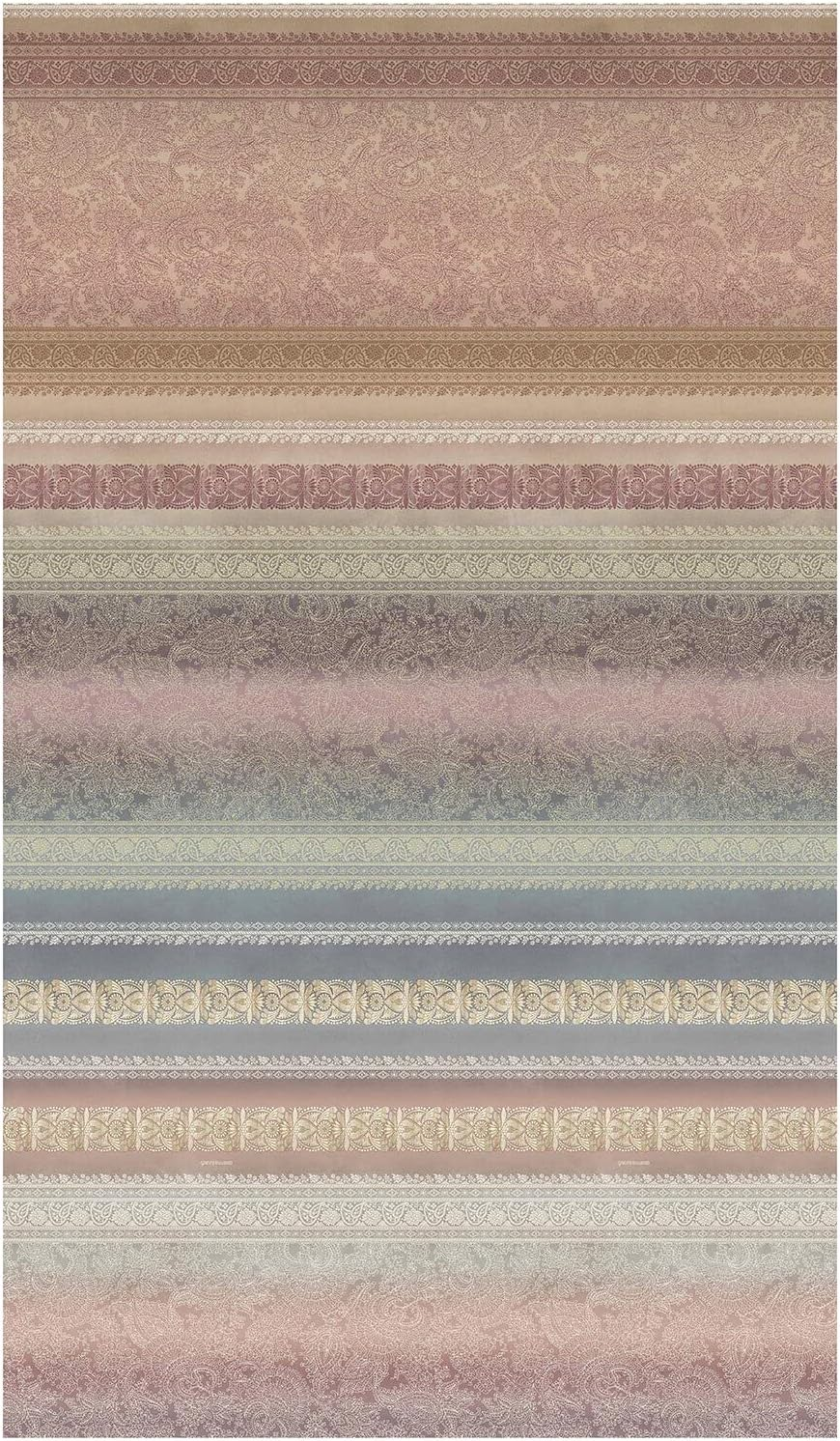 Bassetti MONREALE 9322018 Foulard 100% Cotton Red R1 Dimensions: 180 X 270 Cm