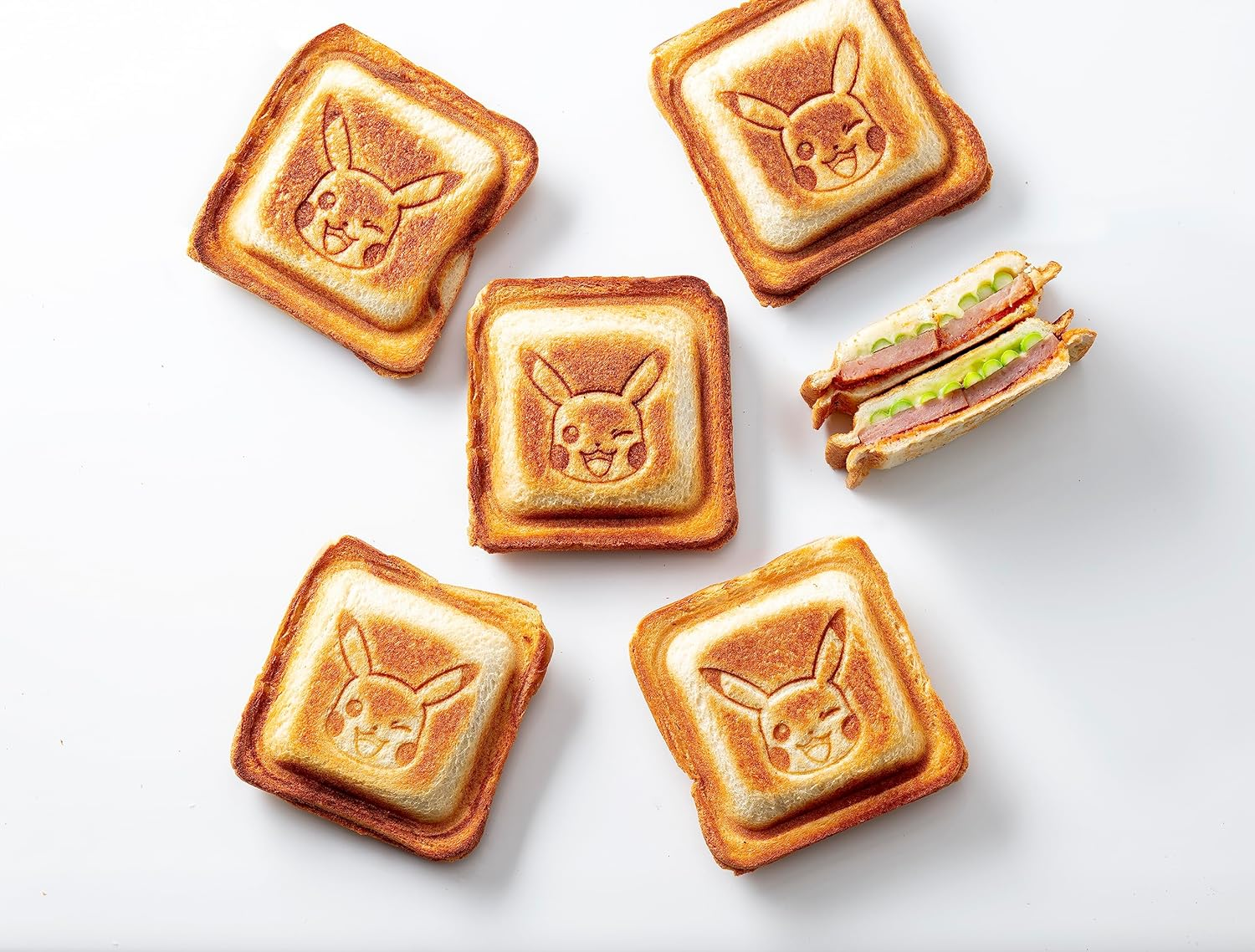 Skater ALHOS1-A Hot Sand Maker Cute Baked Open Fire Aluminum Pokemon Pikachu Easy Care image number 2