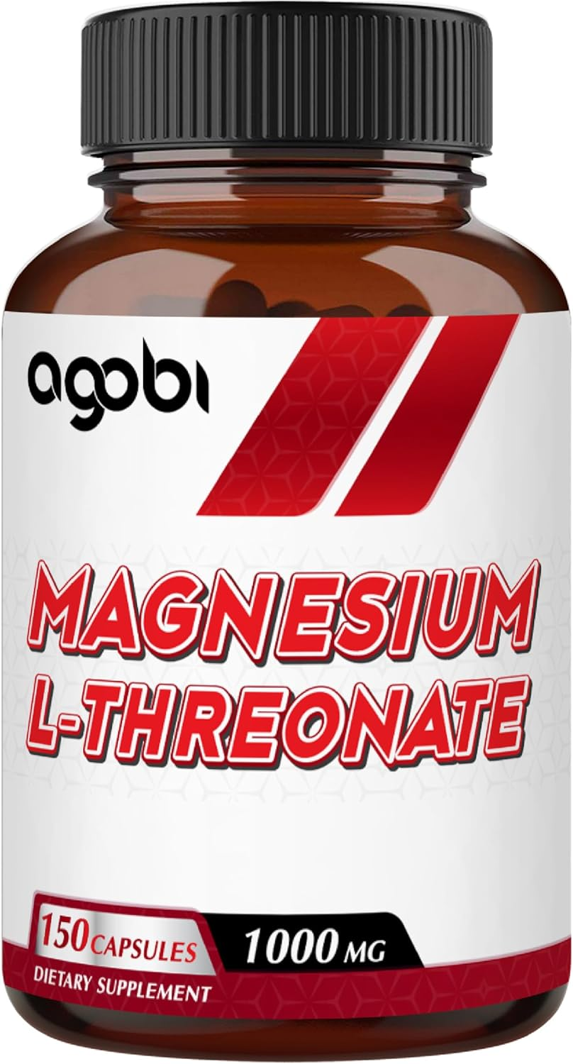 Agobi 1000Mg Magnesium L Threonate Supplement - 150 Pills - Strength Concentrated Formula for Comfortable Mind, Brain Health, Focus & Cognitive Support - Gluten-Free, Non-Gmo image number 6