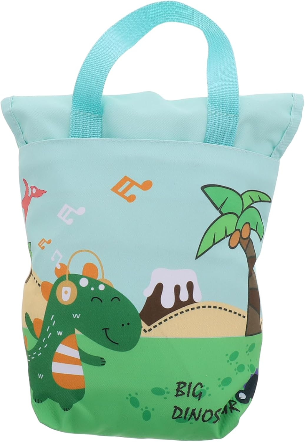 Vaguelly Essential Diaper Bag Organizer for Portable Nursery Storage Pouch Generous Space for Diapers and Essentials Convenient Hanging Design Dinosaur image number 4