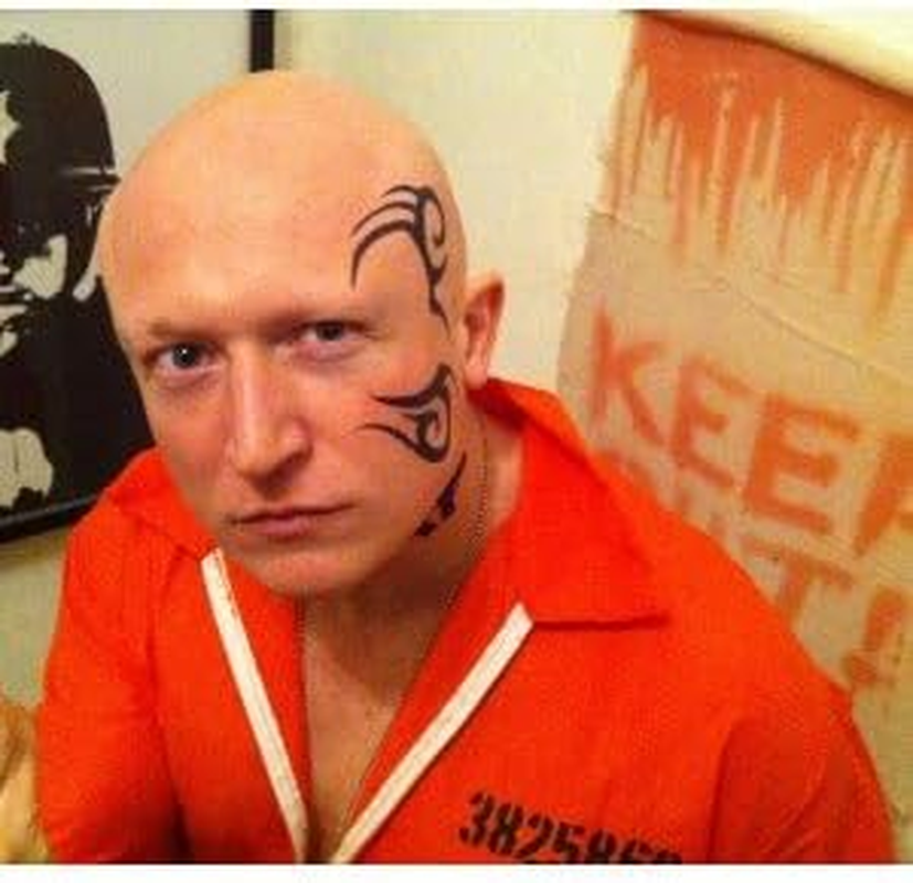 10 Xhangover Inspired Wolf Pack Fake Tattoo &ndash; Black Tribal Style Design for Fancy Dress, Costume Parties & Stag Events &ndash; Skin Safe, Easy to Remove image number 1