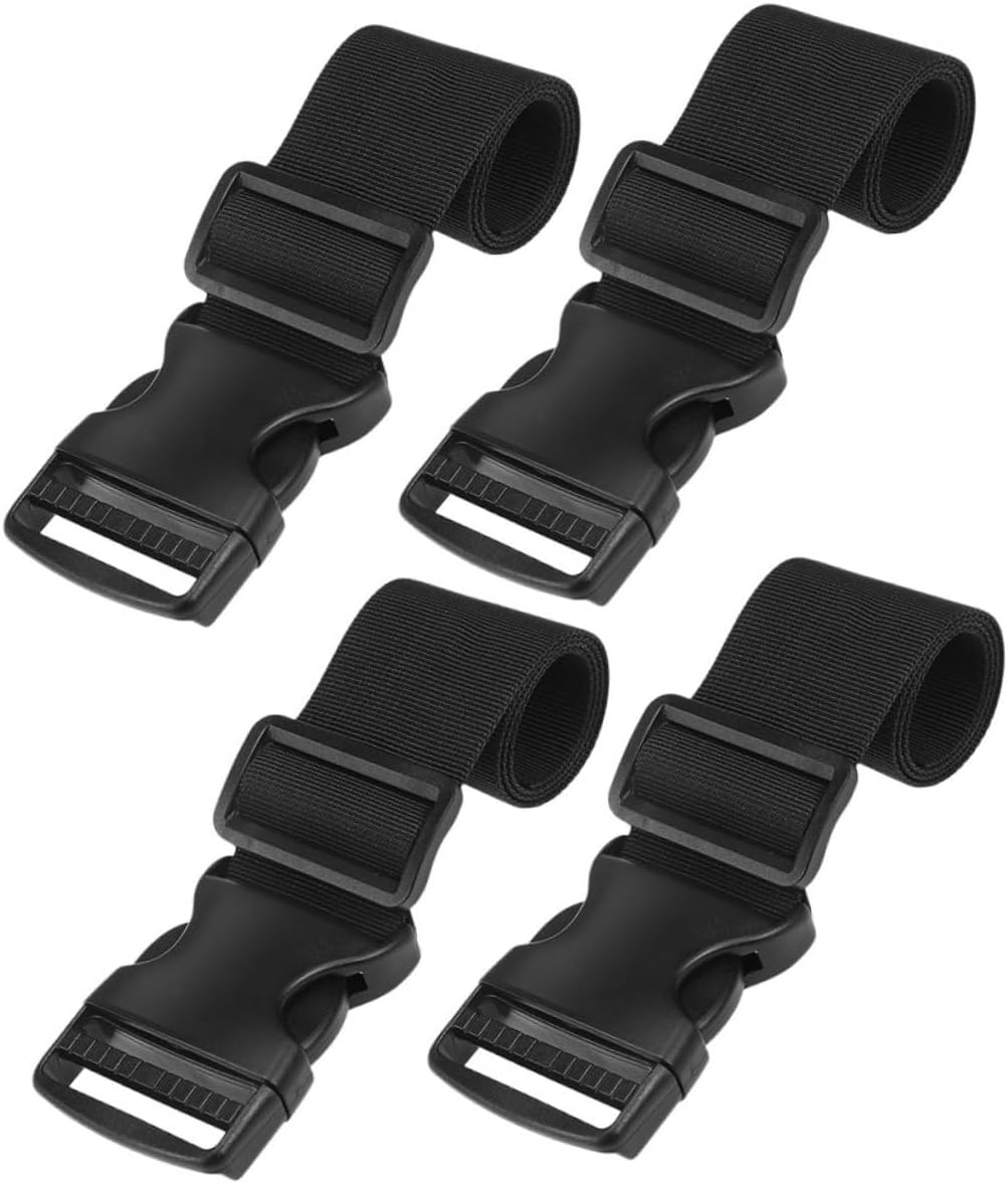 TEMPNAP 4Pcs Adjustable Nylon Buckle Straps for Suitcase Luggage Connector Straps Outdoor Travel Backpack Fixing Tie down Bands Wide Long image number 1