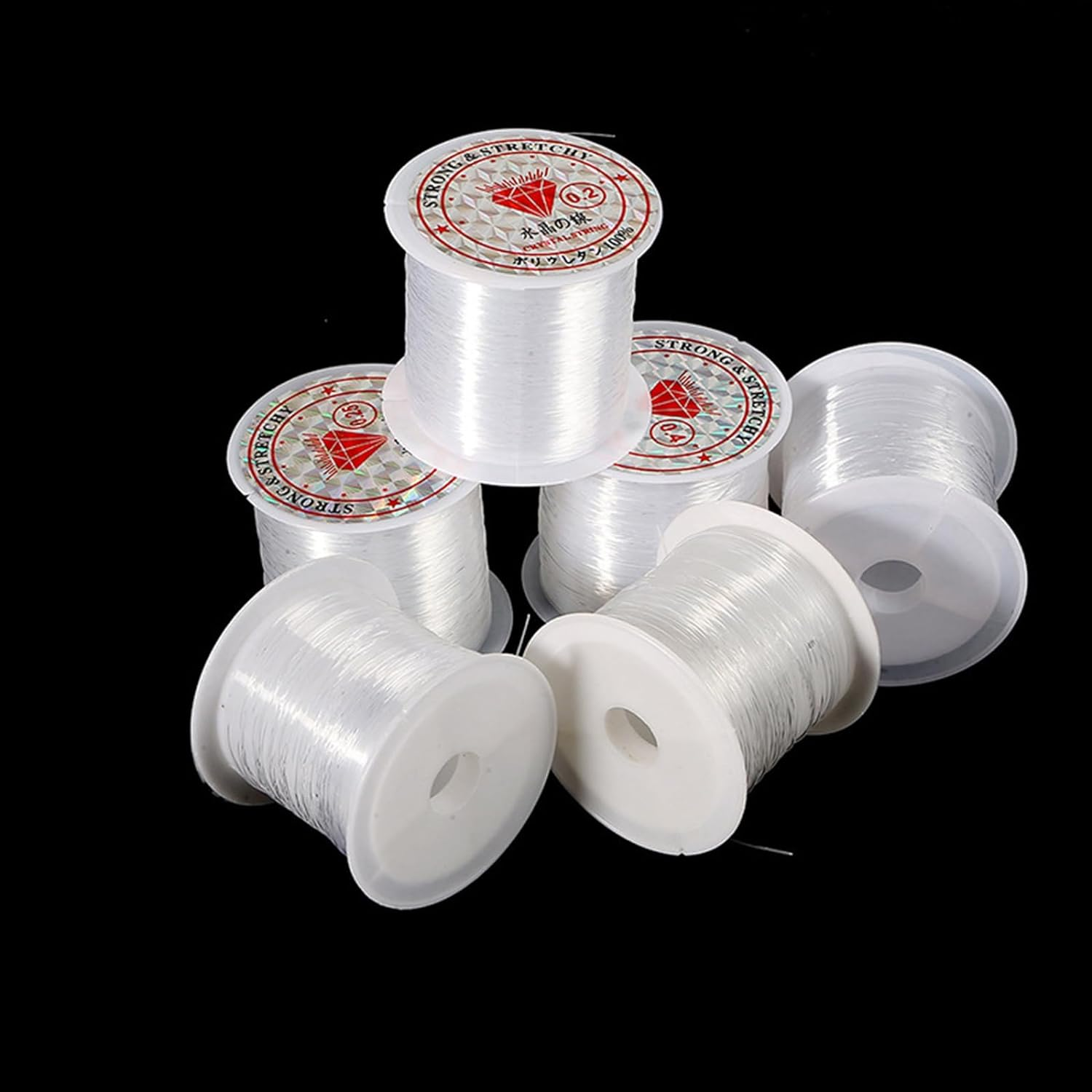 1 Roll Transparent Fishing Thread,0.25Mm 80M Fish Wire (0.2Mm/100M Transparent) image number 3