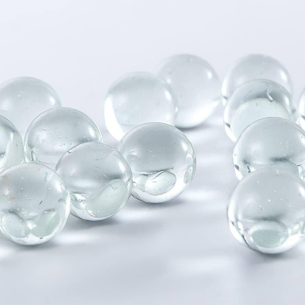 Vctitil 100Pcs 10Mm Clear Glass Marbles for Games, Decor & Crafts image number 5
