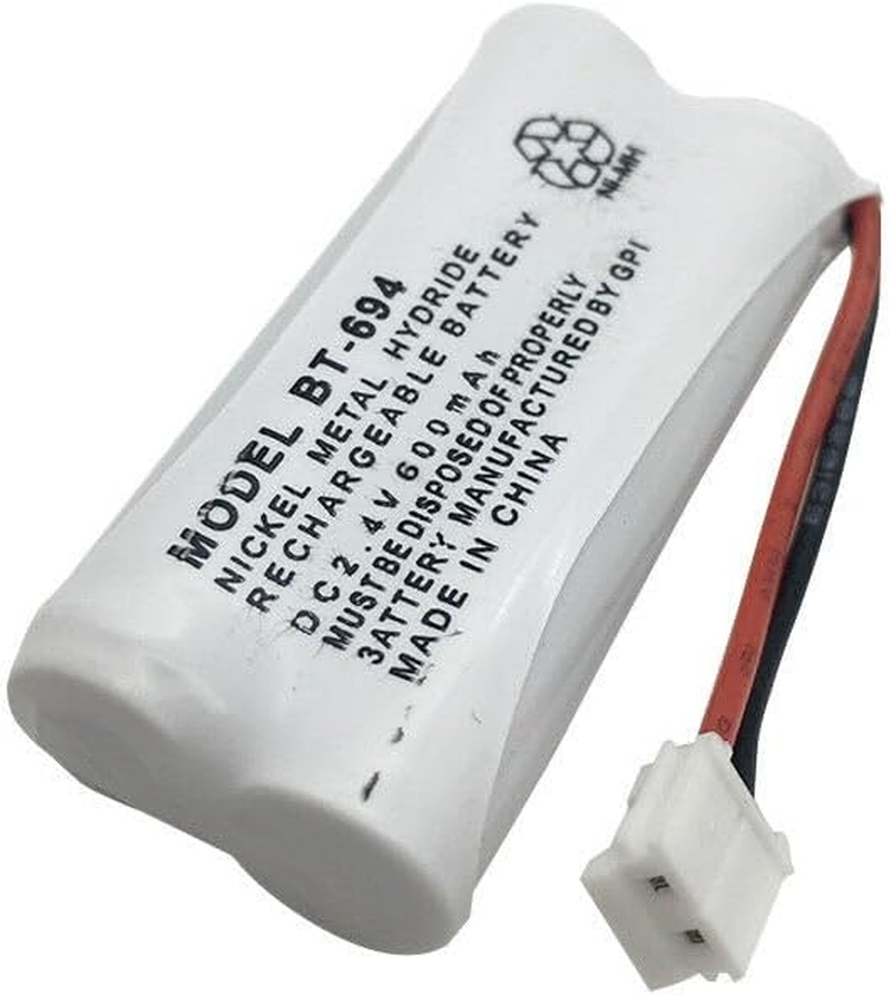 Tootoo BT694 BT694S Bt694N Bt694M BT 694 DECT 6.0 Cordless Replacement Battery 600Mah (3) image number 1