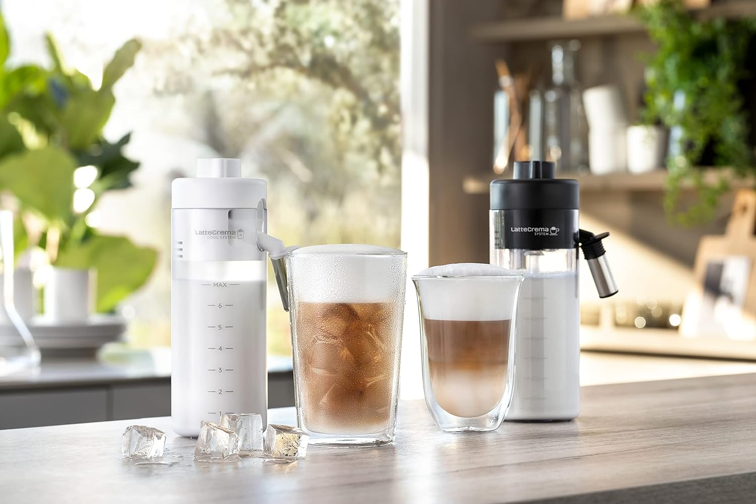 De'Longhi Eletta Explore Perfetto Automatic Coffee Machine with Cold and Hot Automatic Milk Frothing, Lattecrema System, Hot and Iced Coffee Recipes, 3.5'' TFT Display Menu, ECAM450.55.G, Black image number 4