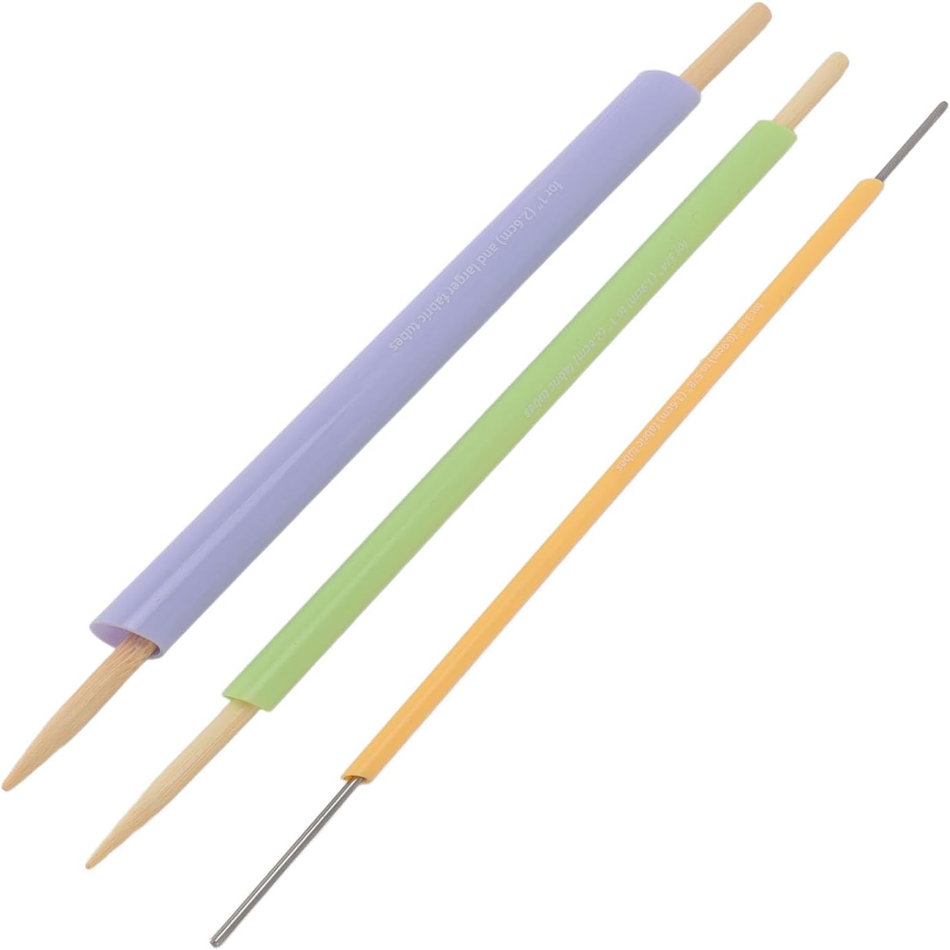 Fabric Tube Turners Set, Assorted Sizes Tube Turners Sewing Tool, Multifunctional Fast Turn Tube Turners for Crafts, DIY Handmade Knitting Accessories