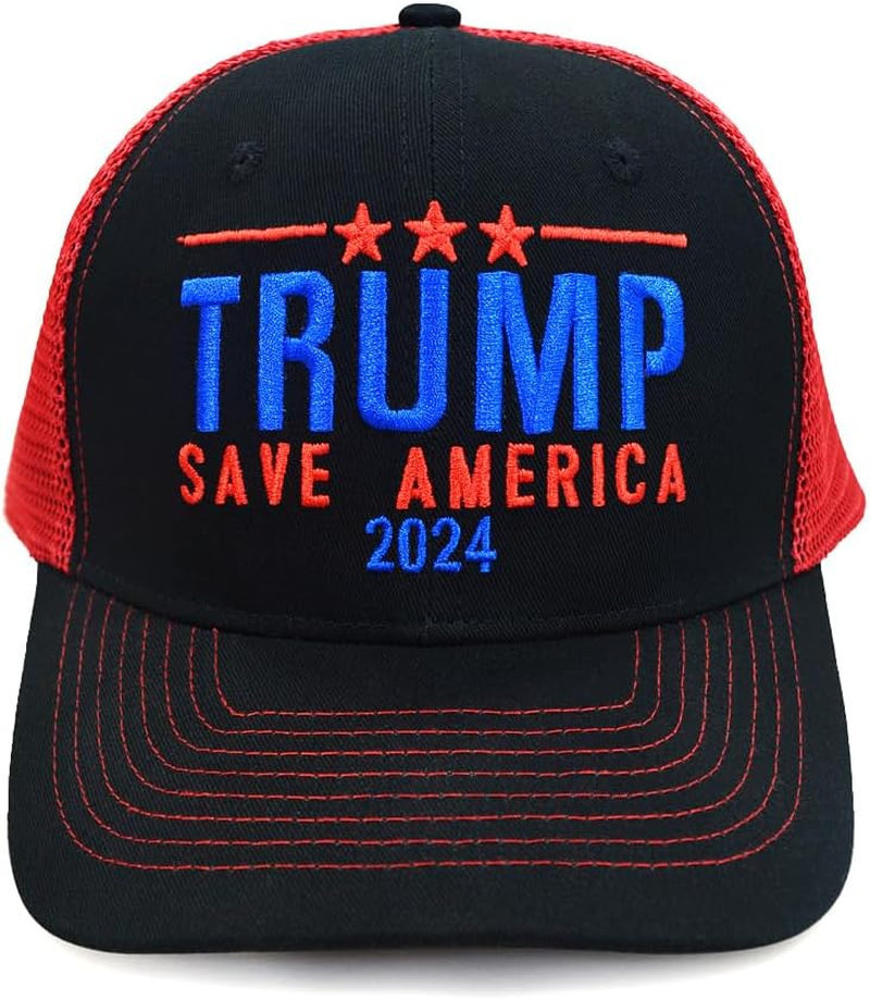 DISHIXIAO USA Baseball Cap Polo Style Adjustable Embroidered Dad Hat with American Flag for Men and Women