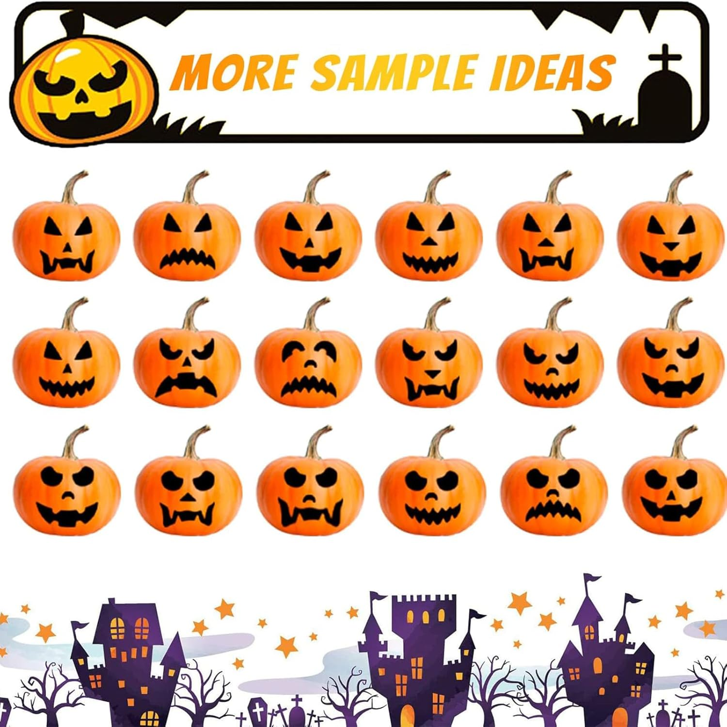 Halloween Pumpkin Carving Tools Jack-O-Lanterns 18 Pcs Professional Pumpkin Carving Kit Stainless Steel Pumpkin Cutting Supplies for Adults Halloween Party Decoration