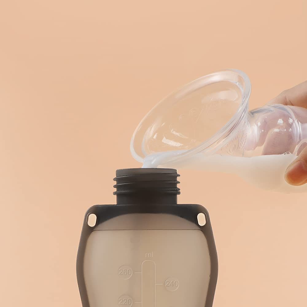 Haakaa: Silicone Multifunctional Milk Storage Bag - 260Ml (5 Pack), Grey image number 1