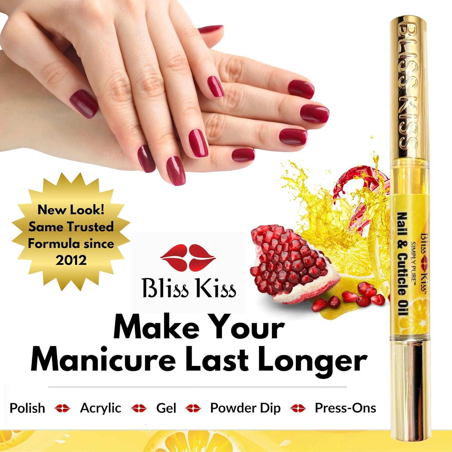(Crisp) - Bliss Kiss Pure Cuticle & Nail Oil Starter Kit - OPI Avoplex image number 3