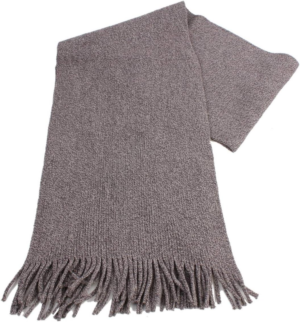 Mens Lucas Birdseye Scarf - Brown/Beige image number 1