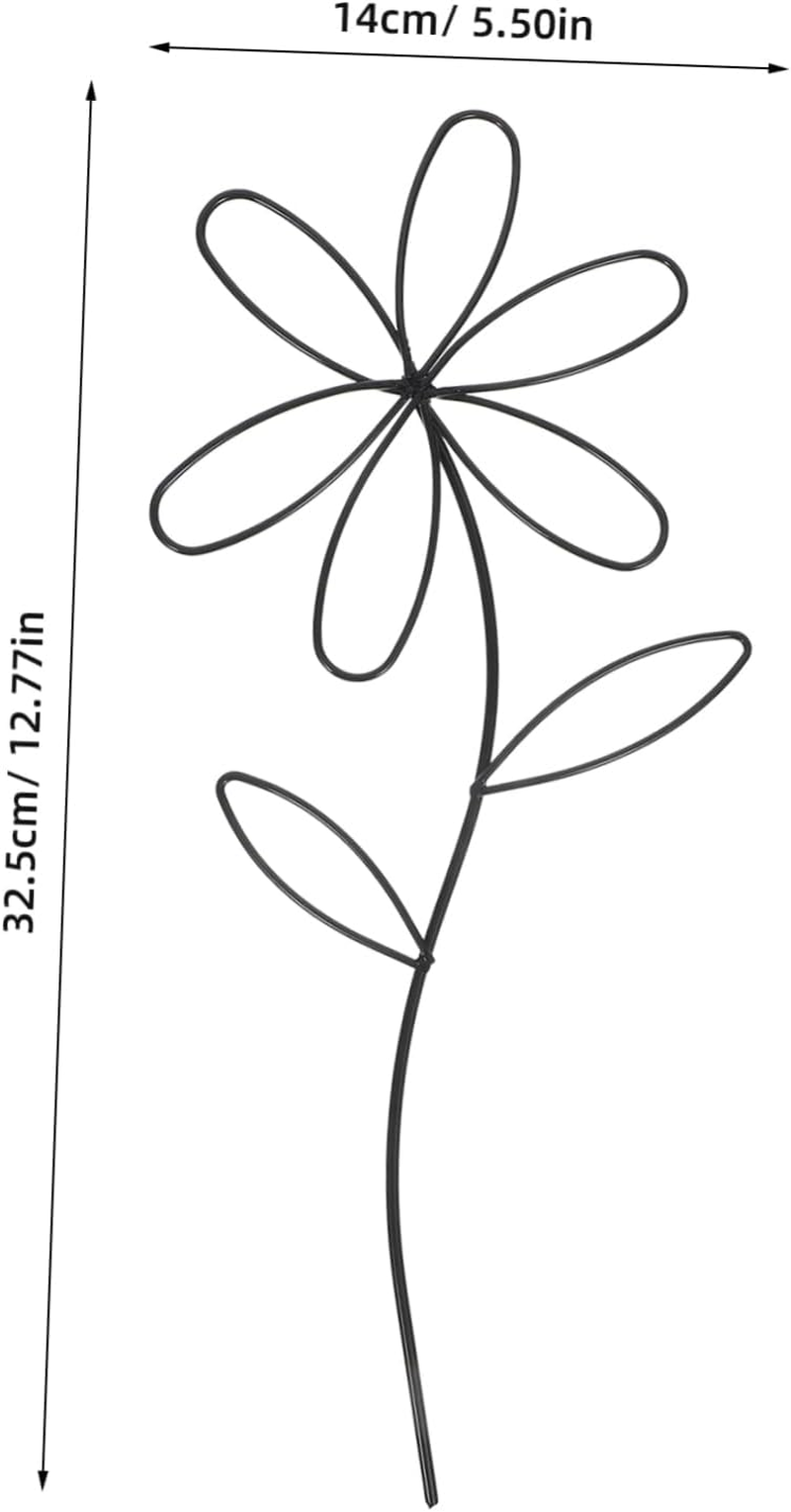 Yardwe 2Pcs Metal Plant Trellis Climbing Rack for Potted Plants Outdoor Heavy Duty Support Garden Supplies image number 5