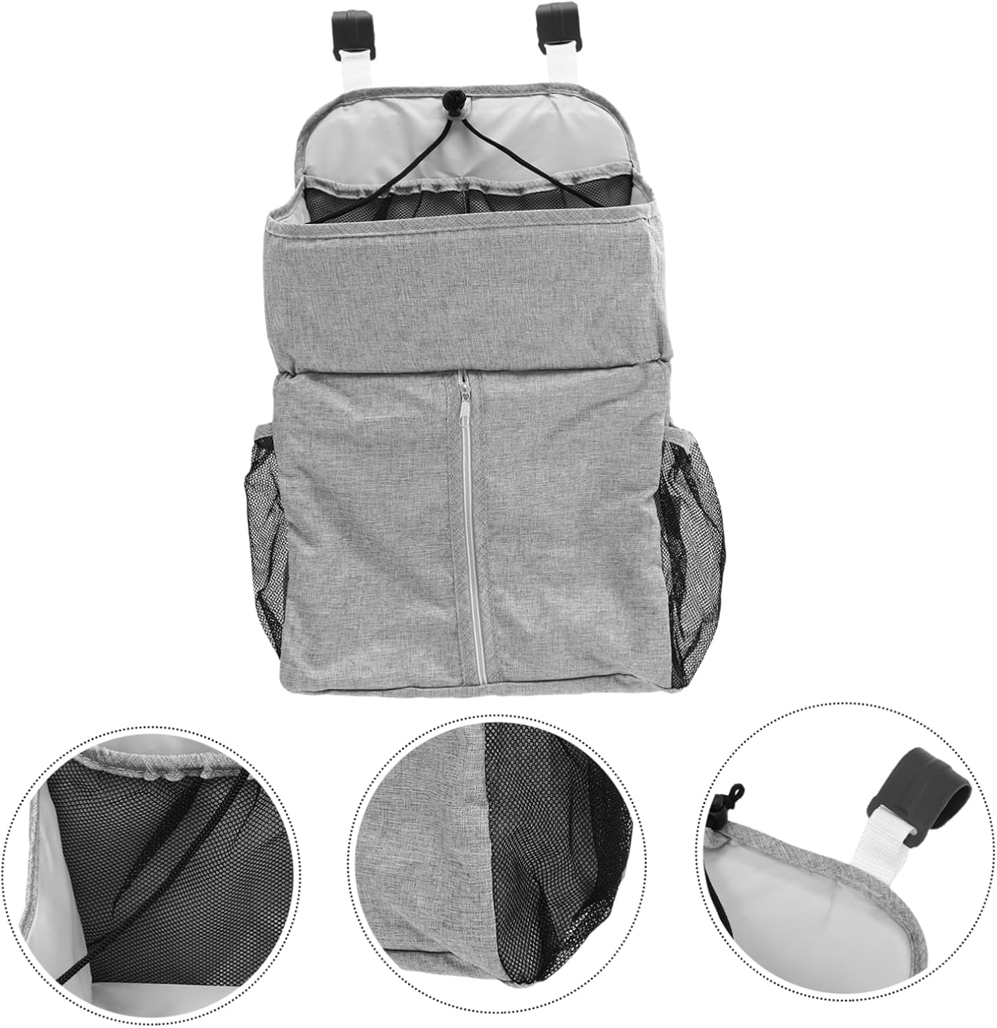 Cradle Hanging Bag Diaper Storage Organizer Multi-Use for Bed and Stroller