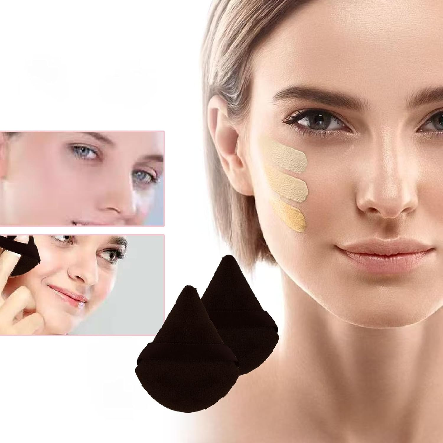 Makeup Brush Set, Professional Makeup Brushes Set, Gift Set for Face, Foundation, Blush, Eyeshadow, Contour, Concealer, Whitening, Beauty Egg, Random Colour #4 image number 1