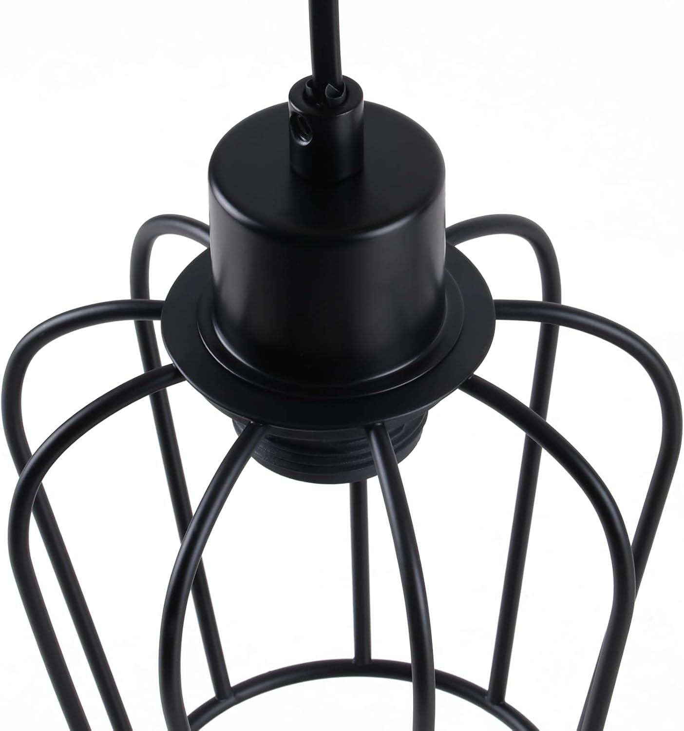 ZMH Vintage Wooden Living Room Table Lamp: Black Bedside Lamp 1 Light Industrial Design Metal E27 Socket Retro for Hotel Room - without Bulb - Floor Lamp D image number 4