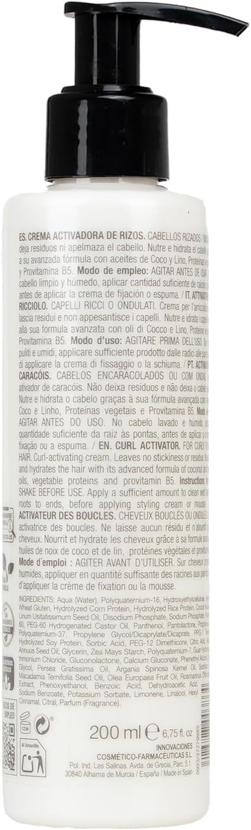 Thader Th Pharma Curly Care Non-Rinse Curly Activator 200Ml image number 2