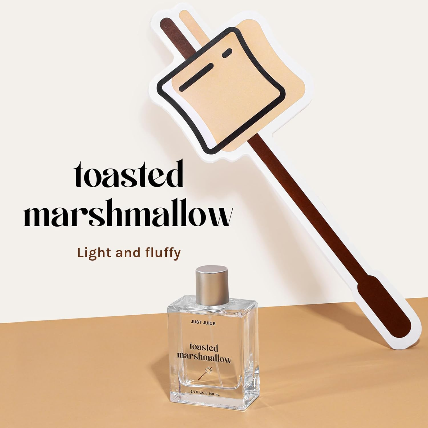 Just Juice Toasted Marshmallow - Vanilla Perfume for Women and Men - Gourmand Perfume with Caramel, Marshmallow, Amber Notes - 3.4 Oz image number 2