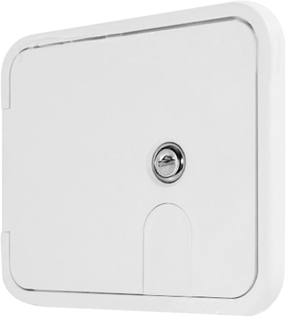 RV Access Door - Multipurpose RV Access Panel, Lockable Waterproof Hatch | ABS Stainless Steel Frame Replacement Accessory for Loading Lle Maintenance Ports